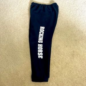 “Rocking Horse” Sweatpants, Women’s Size Medium, Some Wear and Tear (See Pics)